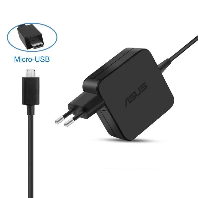 Адаптер питания для ноутбуков Asus зарядное устройство с Micro USB 19 в 1 75 А 33 Вт E202S X205T