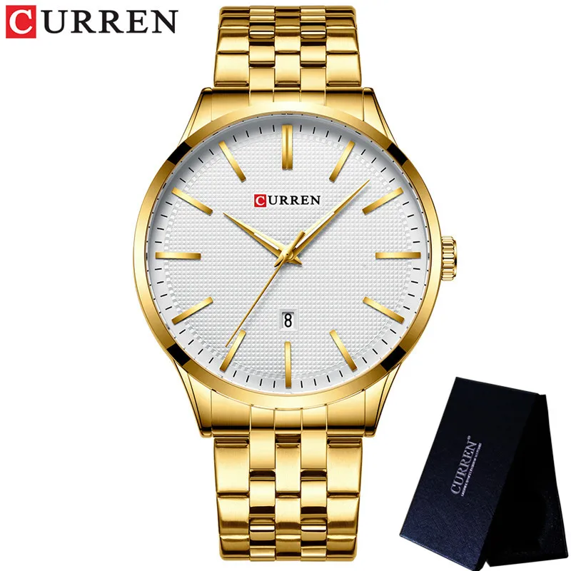 CURREN спортивные мужские часы лучший бренд роскошные золотые военные Бизнес