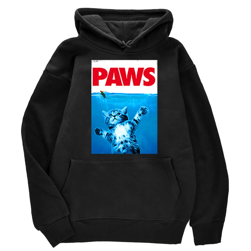 

Cat Paws Funny Lovely Creative Print Streetwear Casual Creative Man Hoodies Autumn Fleece Hoodie Cool Fashion Hooded For Male