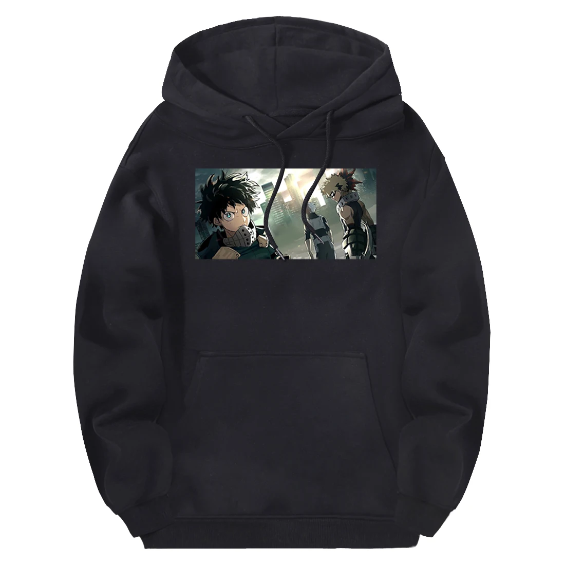 

2020 My Hero Academy Pullovers Sweatshirts Man Hooded Fashion Clothing Male Warm Hoodies Full Sleeve White Supoleron Hombre