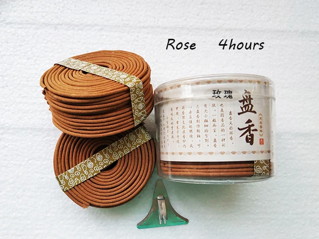 rose 48 шт./кор. натуральный катушки Ладан ароматерапия аромат в помещении индийские буддийские сандаловое дерево Ладан без Кадило - Аромат: rose