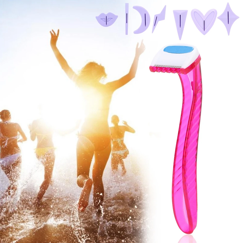 

1Pc Multiple Types Bikini Privates Shaving Stencil Set Female Pubic Hair Trimmer Shaver Sexy Secret Intimate Shaping Tools