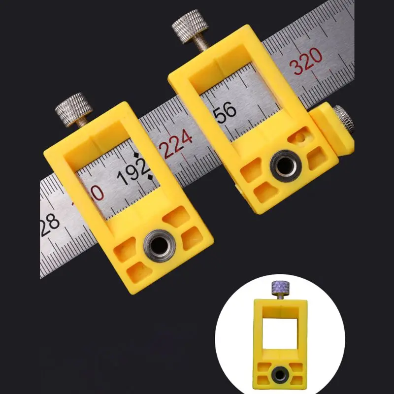 

Punch Locator Drill Guide Woodworking Drilling Dowelling Hole Saw Adjustable Multifunction Clamp Installation Gadgets