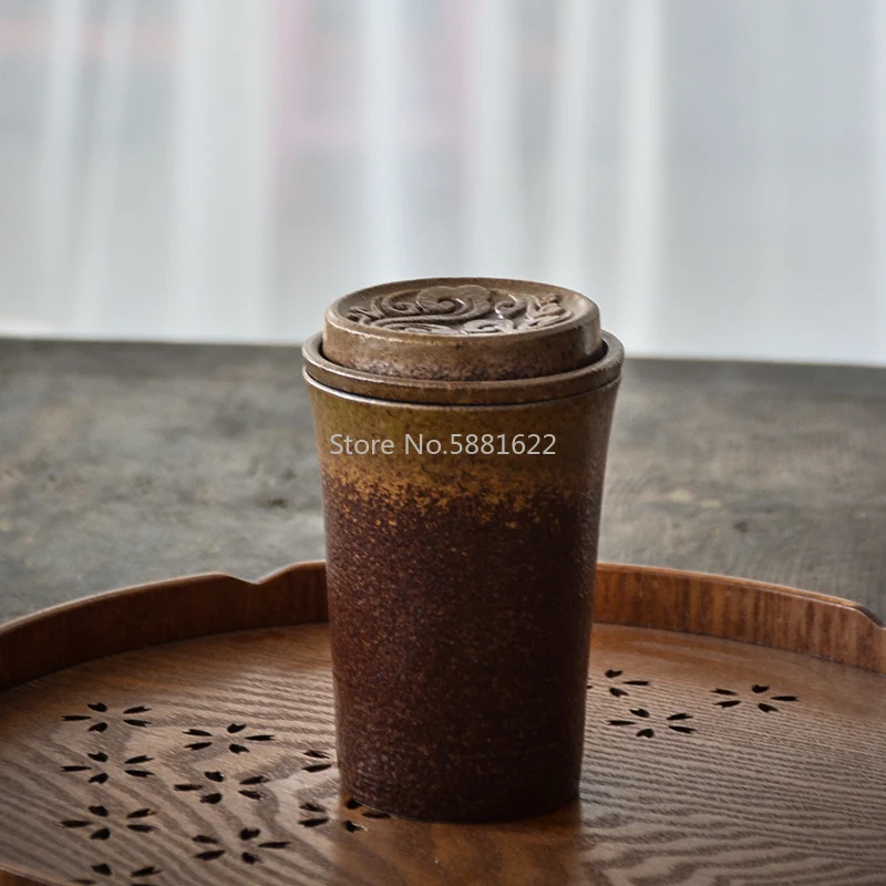 Керамические чайные кружки с фильтрами китайская кофейная чашка чайная посуда