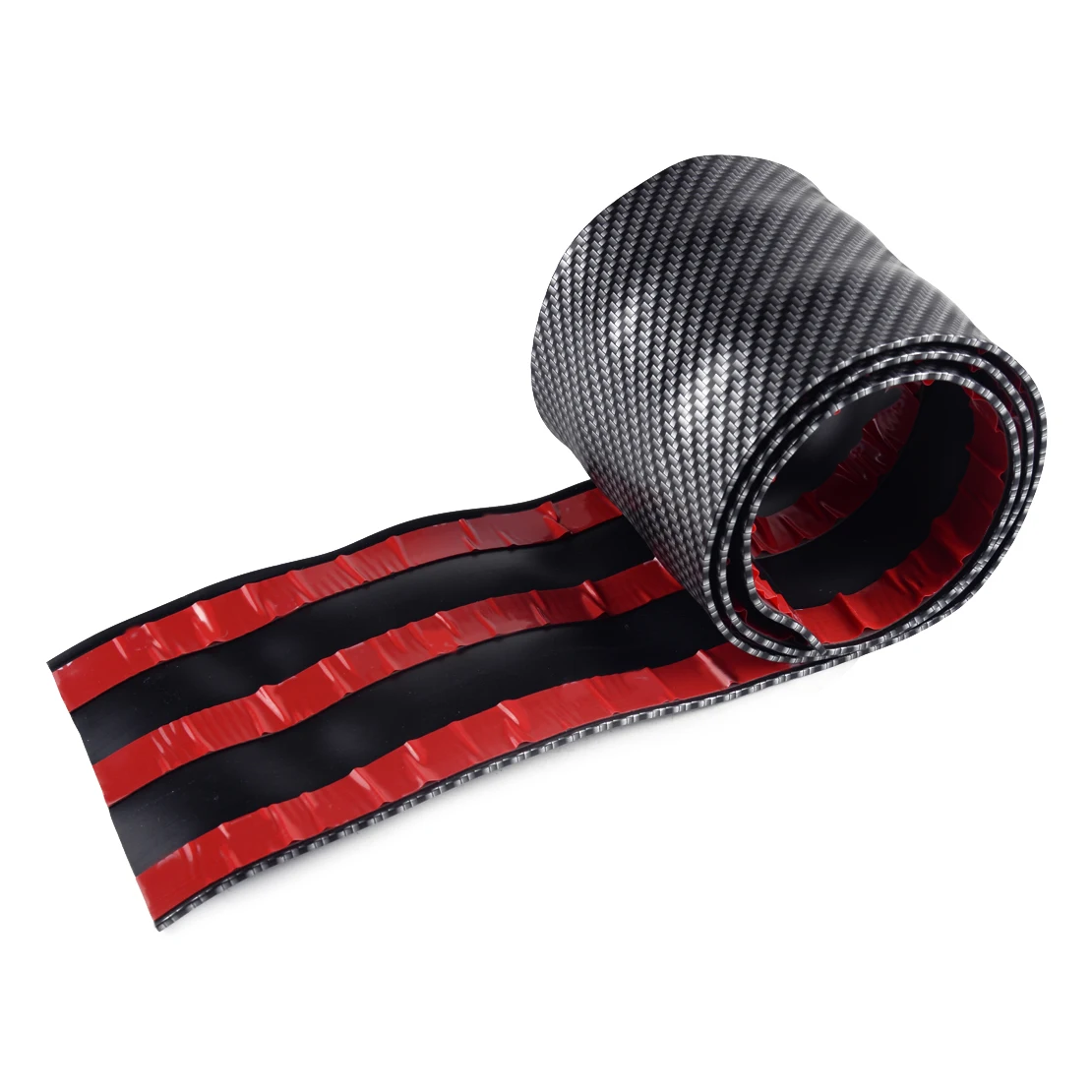 DWCX Универсальный углеродное волокно Стиль Резина Сделай Сам порог край