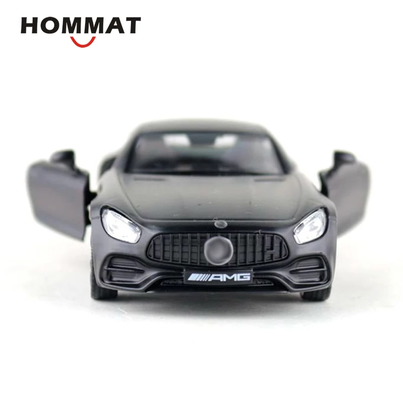 HOMMAT 1:36 Масштаб AMG GTS модель спортивного автомобиля игрушка из металлического
