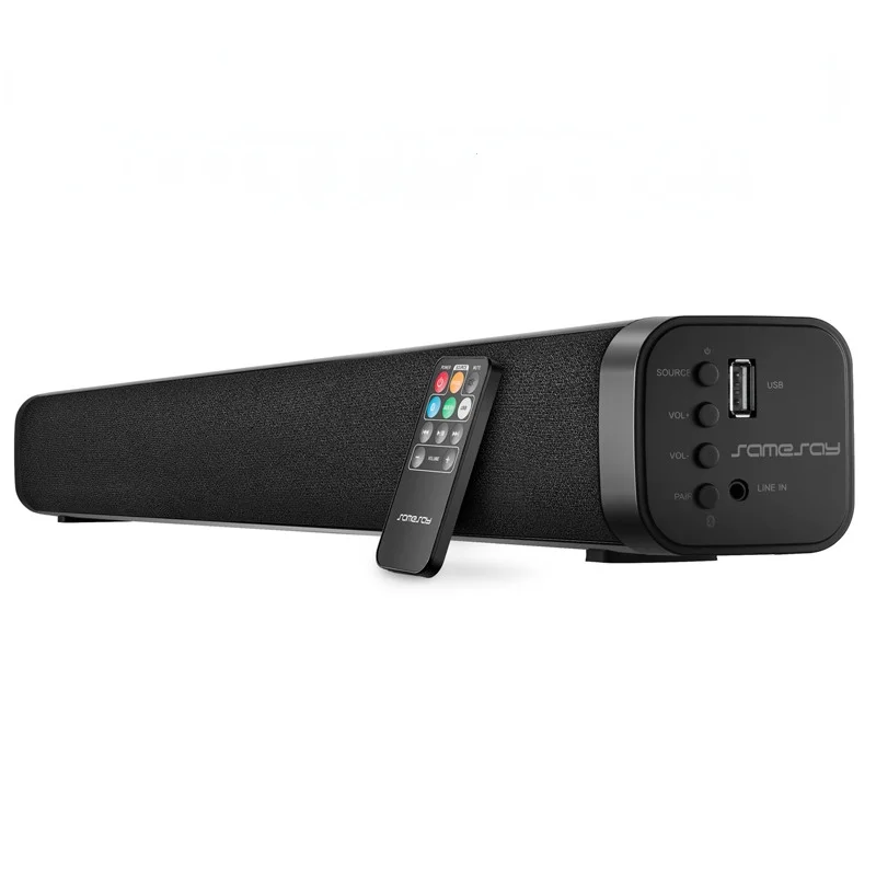 

Soundbar for TV Wireless Bluetooth Speakers Remote Control Echo Wall Home Theater Computer Speaker Support Optical Fiber AUX USB