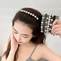 fashion plastic pearl hair barrettes comb hairpin for women girls hair combs claw hairgrips hair accessories hair clips jewelry