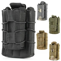 double mag pouch hoanan tactical molle magazine pouch open top single rifle pistol mag pouch cartridge clip pouch hunting bag