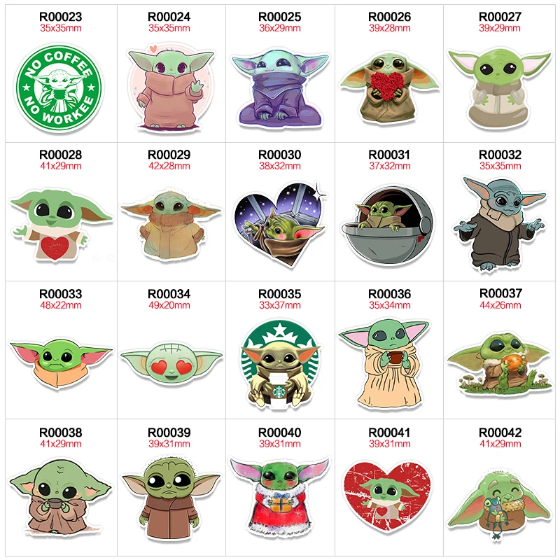 Новое поступление 30 шт. симпатичная японская плоская полимерная пленка с