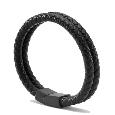 style B Black Mcllroy, мужской браслет из натуральной кожи, Homme, многослойный Золотой/Серебряный/черный, с магнитной пряжкой, мужские браслеты,, Панк ювелирные изделия, подарки - Окраска металла: style B Black