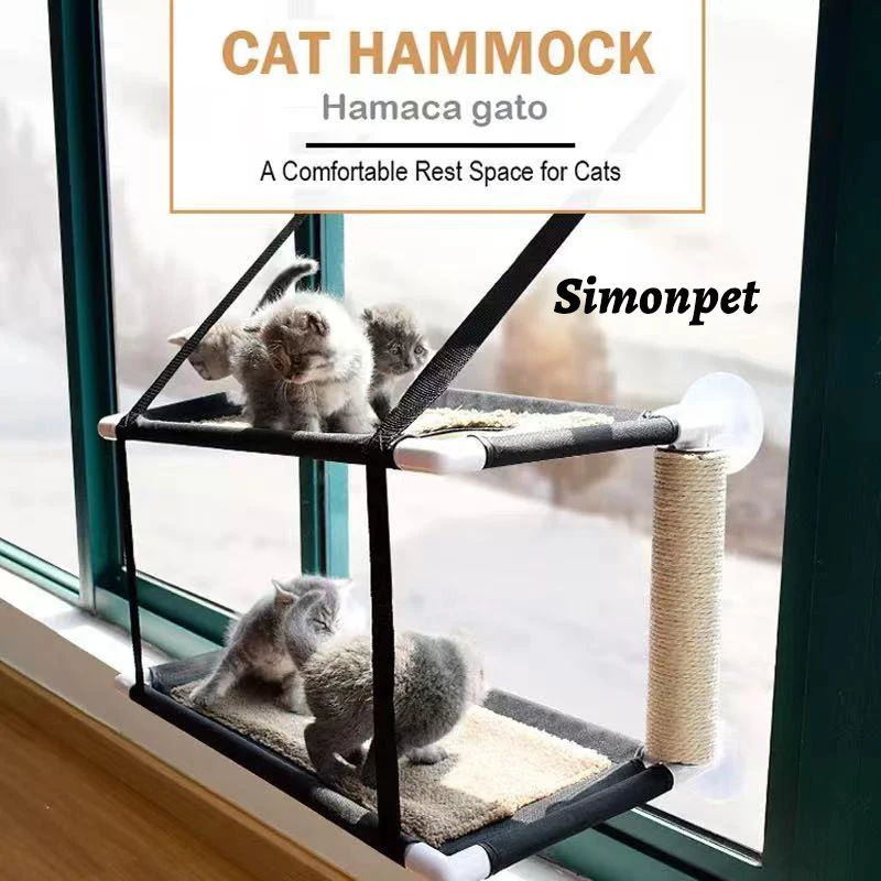 Plush Pet Litter Four Seasons Universal Cat Hammock Removable And Washable Suction Cup Hammock Sunshine Cat Nesk Bed Home