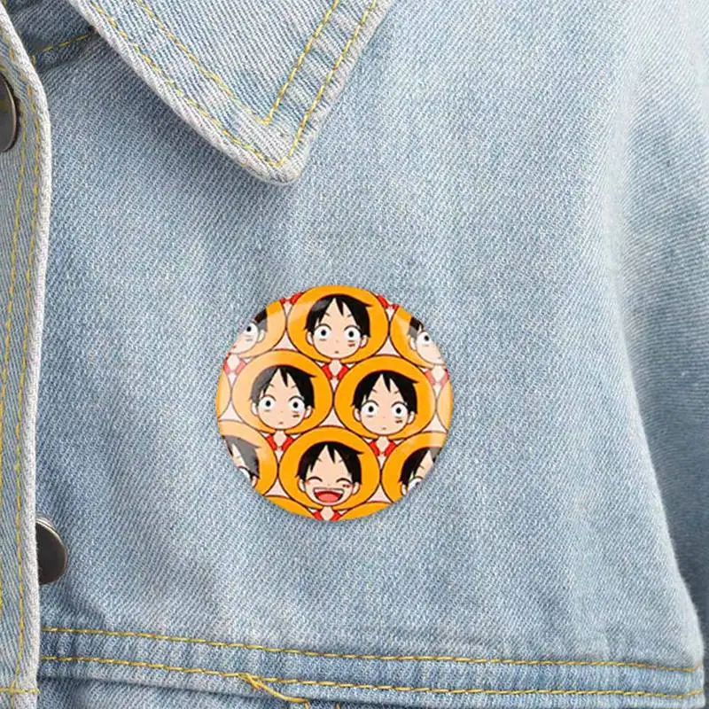 

8PCS/Lot Anime Demon Slayer: Kimetsu No Yaiba Cosplay Badge Boku No Hero Academia Pins Bags Badges For Backpacks