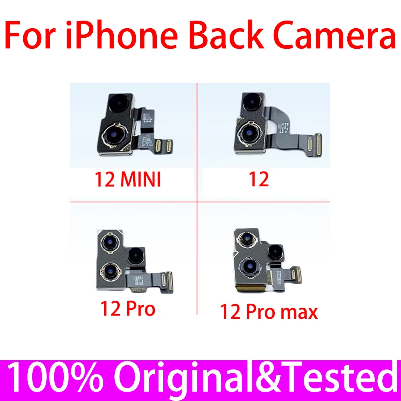 

Оригинальная камера для iphone 12 mini 12 pro 12 pro max, задняя камера, основной объектив, гибкий кабель, камера для iphone 12 pro MAX, протестирована