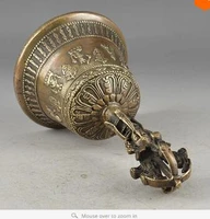 copper brass craft collecting old copper elaborate old crafts brass exquisite chinese tibetan copper buddhism exorcism bell
