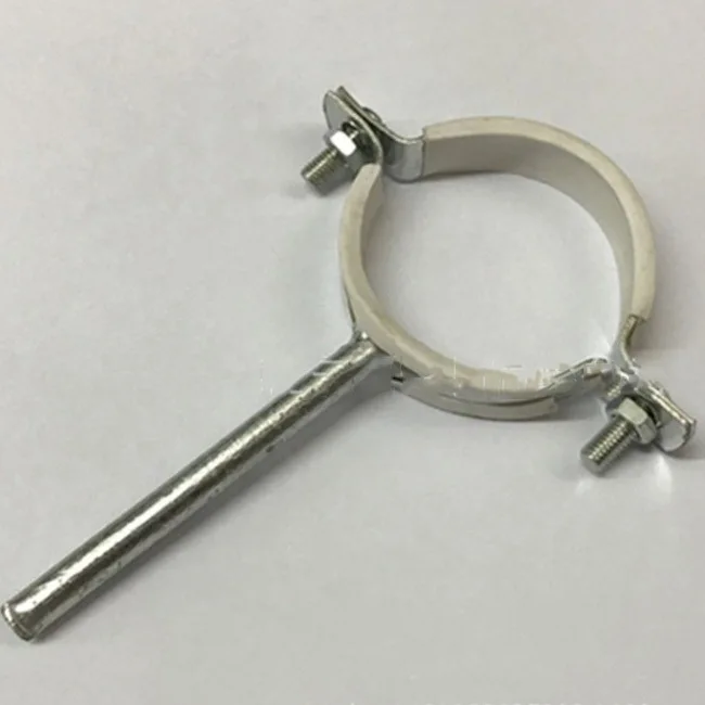 

2Pcs Manufacturers wholesale stainless steel semi-circular pipe card a variety of drainage pipe fittings plastic pipe clip.