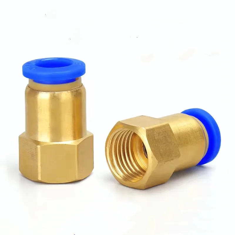 

Air Pipe Fitting 10mm 12mm 8mm 6mm Hose Tube 1/8" 3/8" 1/2" BSP 1/4" Female Thread Brass Pneumatic Connector Quick Joint Fitting