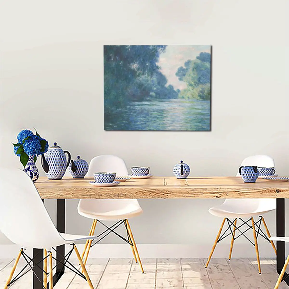 

Monet Painting New Arrivals Retro Decoration Pictures Wood Bedroom Room Decor