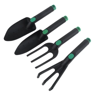 Gardening Shovel Tool Set Color Plastic Handle,4-Piece Set Gardening Tool Set Shovel Rake,for Gardening Weeding 10 item image