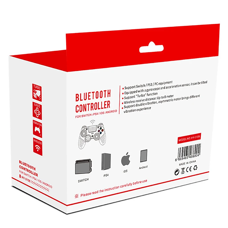 Беспроводной геймпад Sixaxis для смартфонов Nintendo Switch PUBG Bluetooth | Электроника