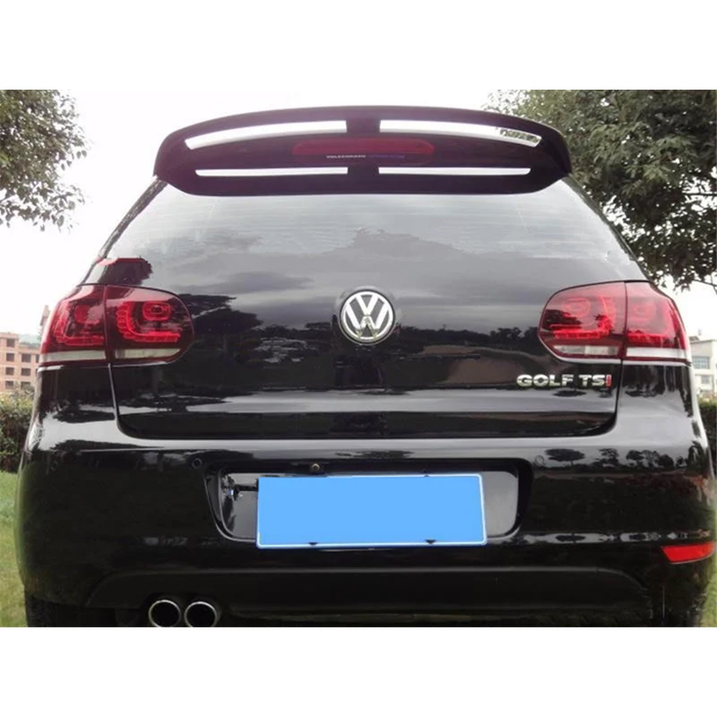 Применение для Volkswagen Golf крыши 6 спойлер 2010 2013 год заднее крыло спойлера
