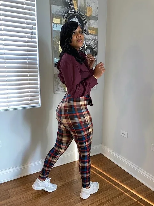 

Trendy Chic Women Two Piece Streetwear Suits Long Sleeve V Neck Sweatshirt and Fitness Pants Set Wholesale Drop Shipping