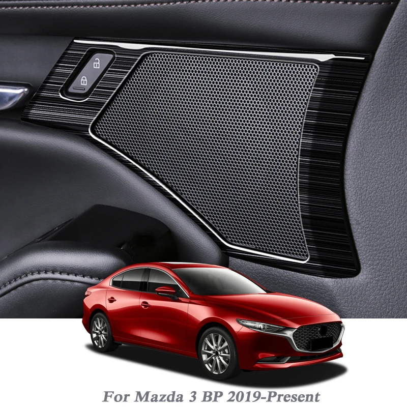 Автомобильный Стайлинг для Mazda 3 BP 2019 Н. В. Дверной рожок рамка крышка внутреннее