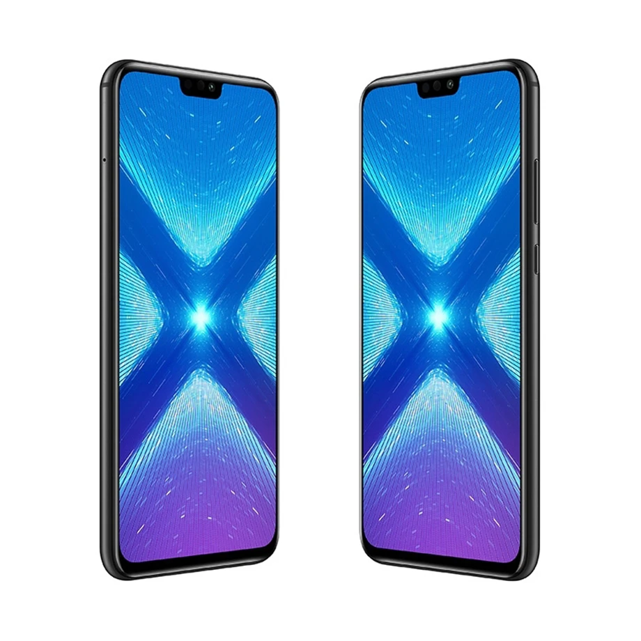 Honor 8X Kirin 710 Восьмиядерный 6,5 ''20MP& 2MP& 16MP 3400 mAh ram 6GB rom 64GB распознавание лица отпечаток пальца