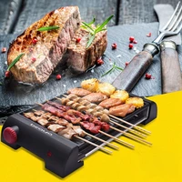 Portable Barbecue Electric Grill Griddles BBQ Gill Outdoor Camping Traveling Smokeless Non-Stick Tabletop BBQ Cooking Stove