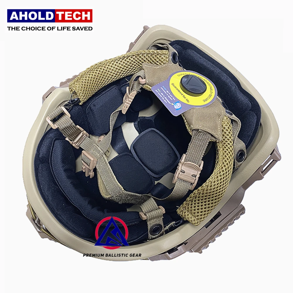 

Aholdtech Wendy Exfil Tactical PE Aramid ISO NIJ IIIA 3A CAM FIT BOA Dial EPIC Liner High Cut Ballistic Bulletproof Helmet