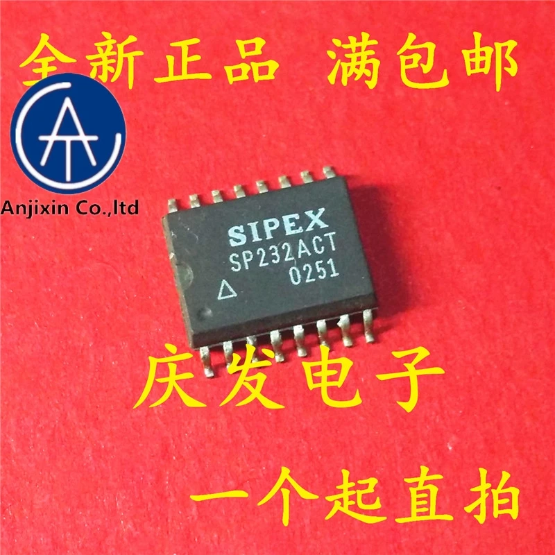 

10pcs real orginal new in stock SP232ACT SP232 SOP16 receiver