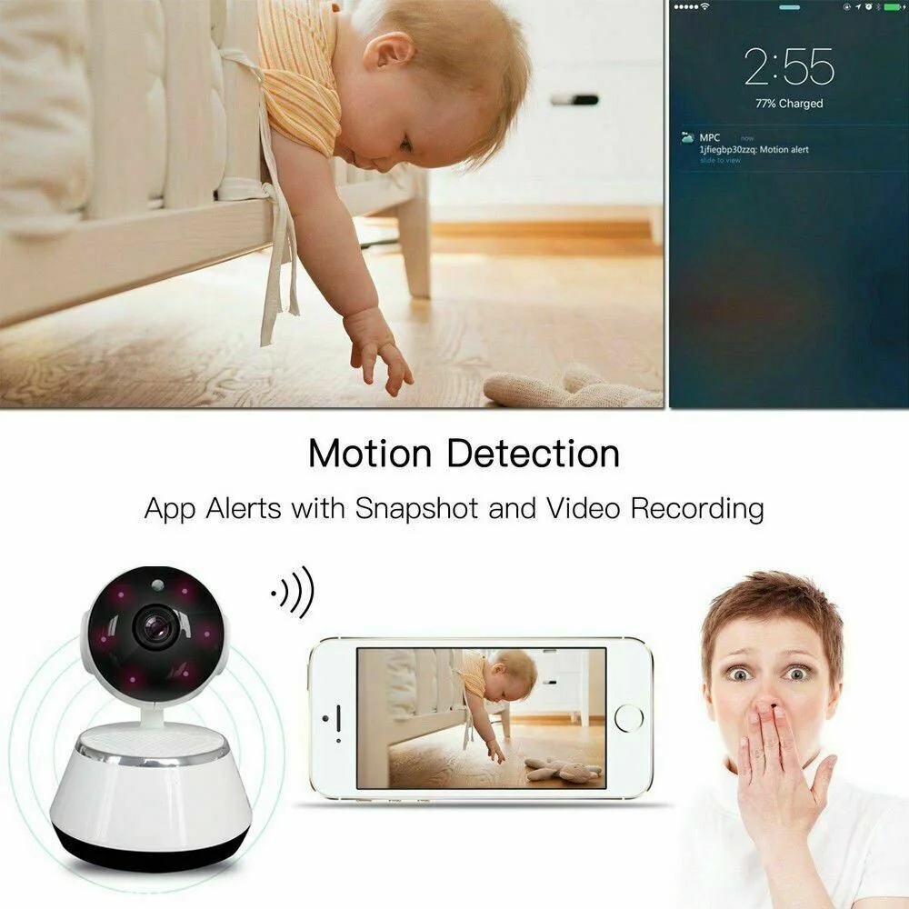 ГОРЯЧАЯ 1080P HD Wifi IP камера Домашняя безопасность двухсторонняя аудио Смарт wifi Аудио CCTV камера Детский Монитор дропшиппинг