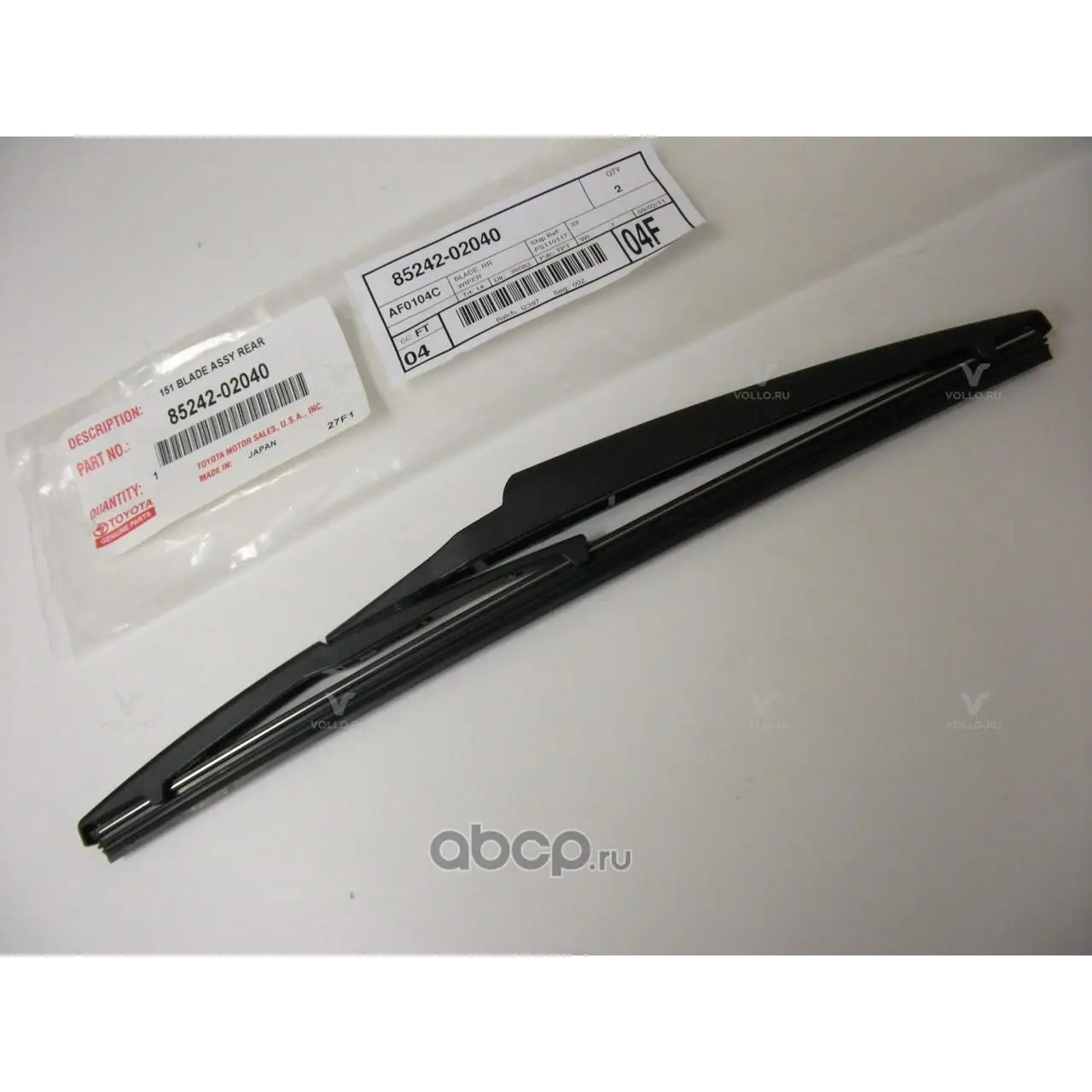 8524202040 Toyota ЩЕТКА СТЕКЛООЧИСТИТЕЛЯ ЗАДНЯЯ/TOYOTA |