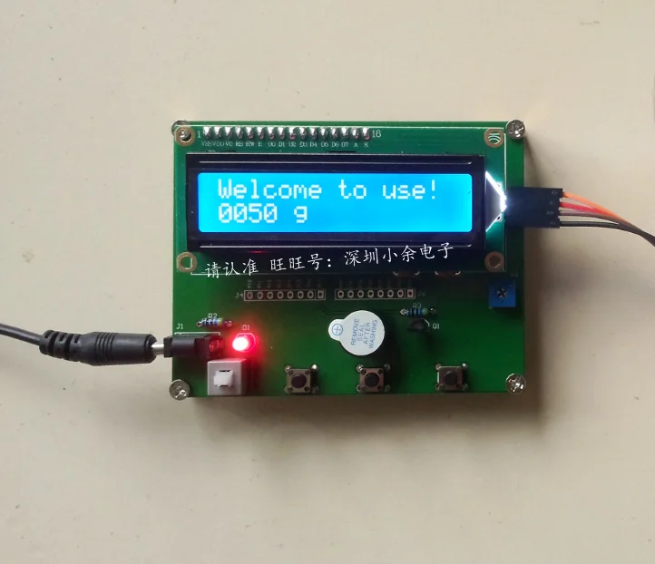 Электронные весы испытательная плата печатная на основе 51 одного чипа