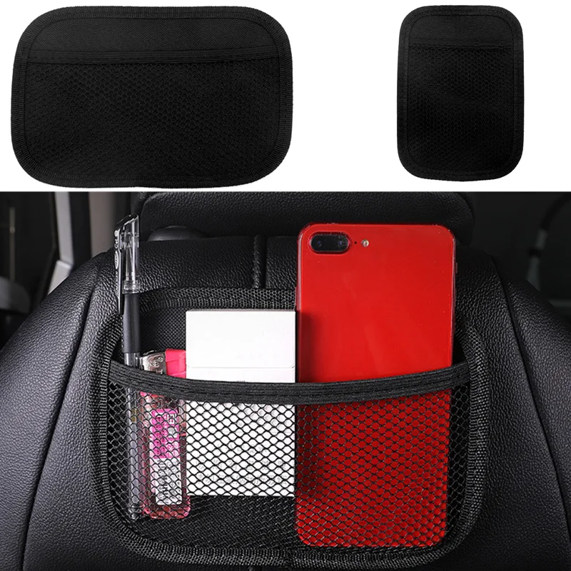 Черная Женская сумка материал из суперволокна автомобильная сеть для груза