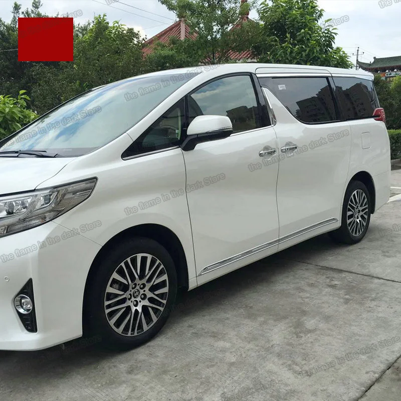 Lsrtw2017 Блестящий серебряный корпус из АБС-пластика хромированный toyota alphard vellfire 2015