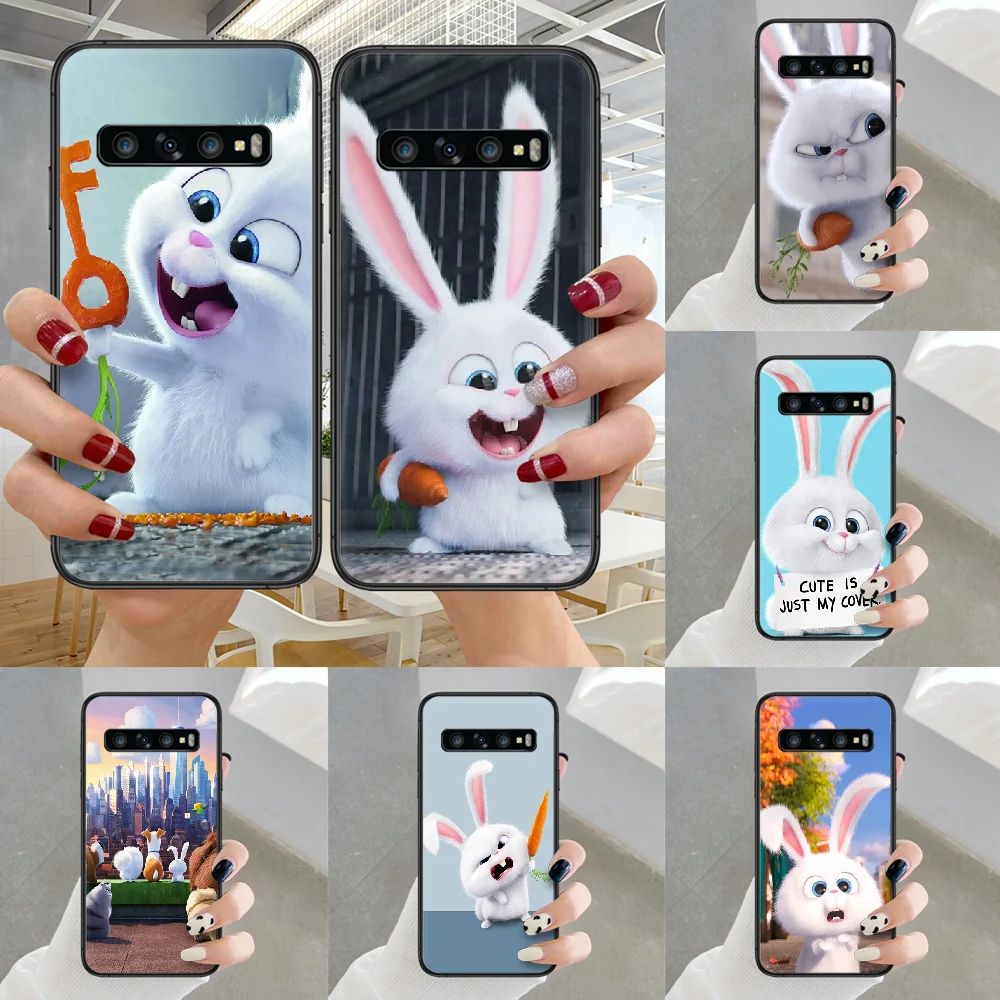 Pet secret в виде кролика Банни чехол для телефона Samsung Galaxy Note S 8 9 10 20 Plus E Lite Uitra черном