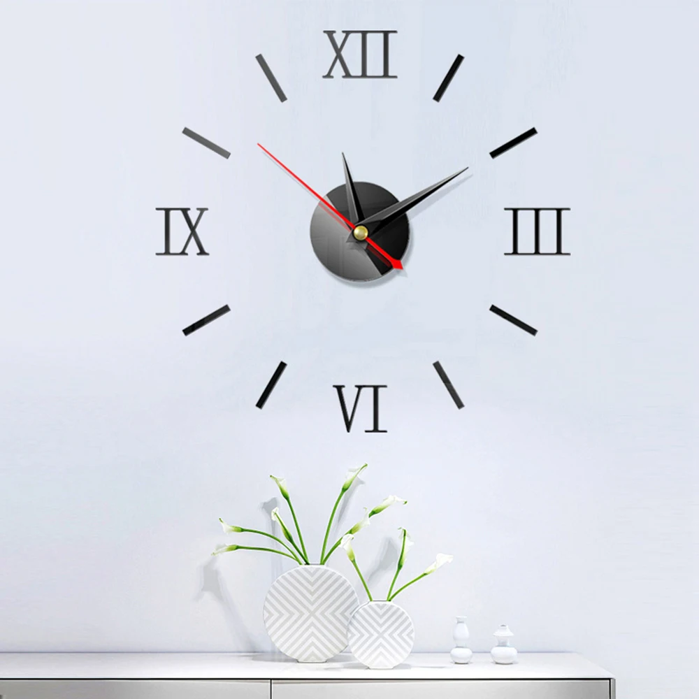 Акриловые самоклеящиеся 3d-наклейки в современном стиле кварцевые цифры с