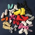 Оригинальная обувь для кукол, разноцветные босоножки для кукол, сандалии сделай сам для декора кукол, аксессуары для кукол, коллекционные игрушки, 16 размеров