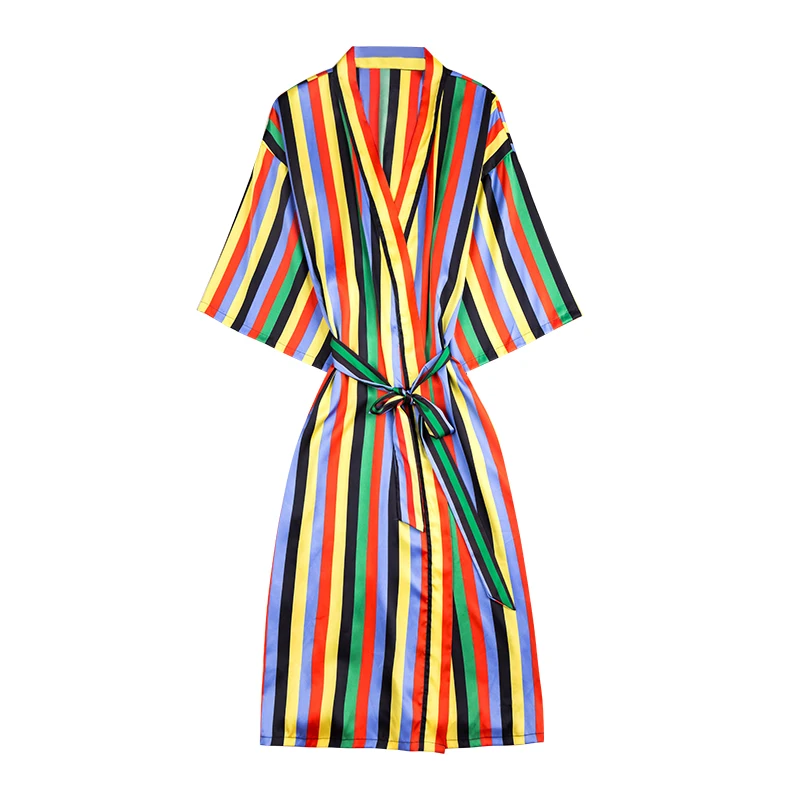 YAOTING имитация шелка свадебная Пижама женская весна-лето длинный подружка невесты