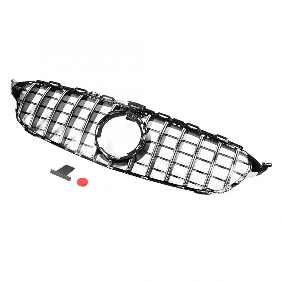 Передняя решетка передняя для радиатора подходит Mercedes Benz C-Class W205 серебро 2019 пробы