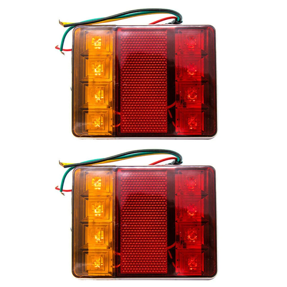 

Brake Turn Signal Light Indicator Replacement Truck Waterproof 12V 8 LED