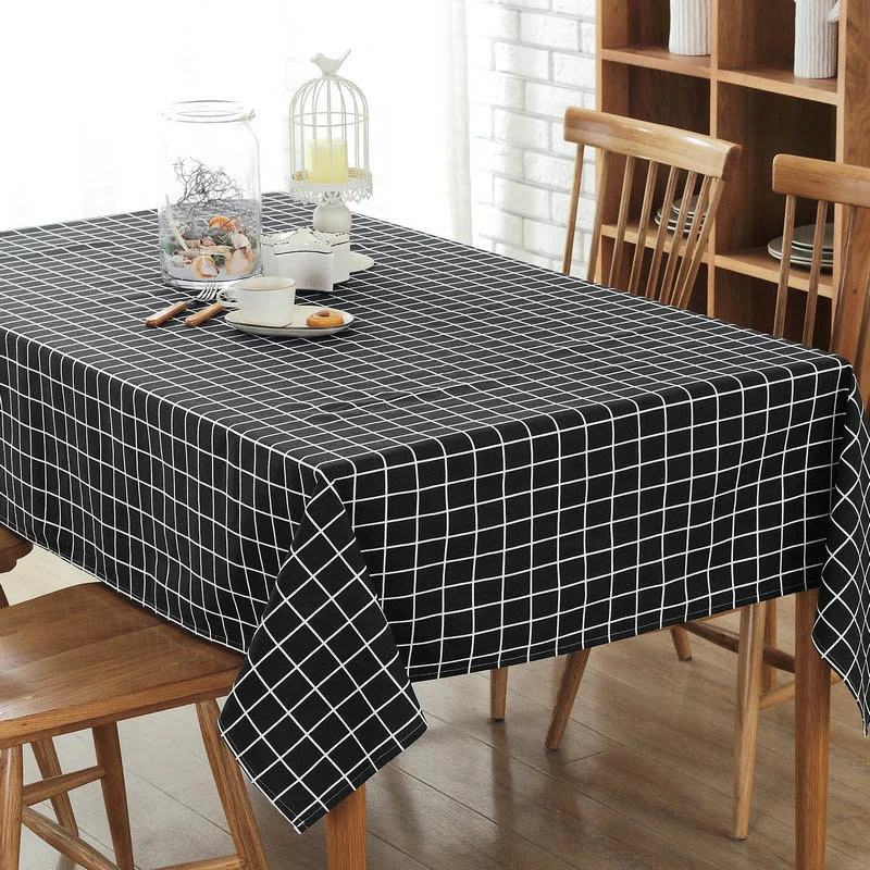 

Tablecloth Kitchen Home Decor Table Cloth Set Table Wedding Party Table Cloth Rectangular Country Style Plaid Dining Table Cover