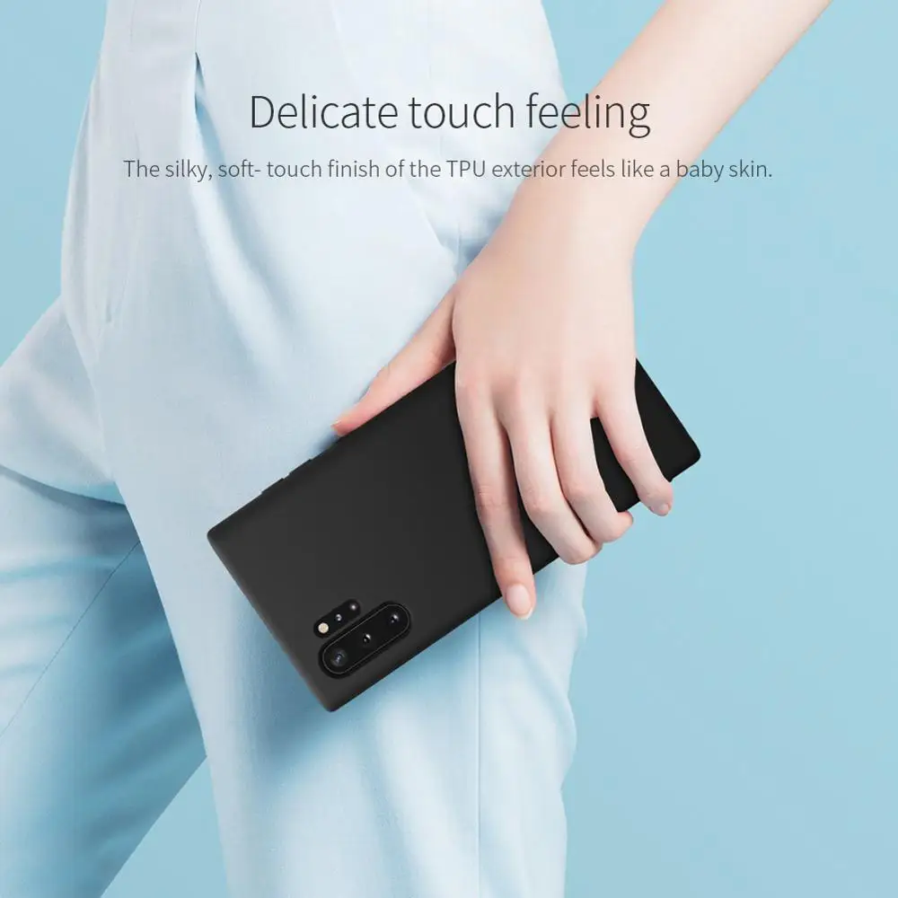 Прорезиненные Чехлы для samsung Galaxy Note10 Note 10 Plus Pro чехол Nillkin TPU мягкая задняя крышка силиконовый телефон полная защита