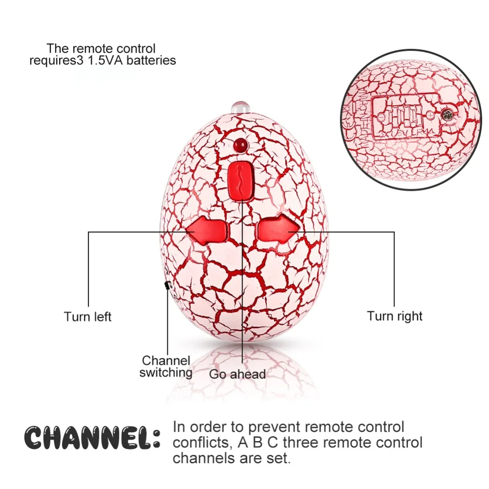 RC Змея с дистанционным управлением и яйцо гремучая животное фокус озорства