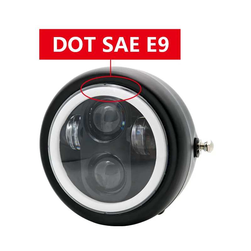 Светодиодный прожектор для мотоцикла 5 3/4 дюйма 75 дюйма| |