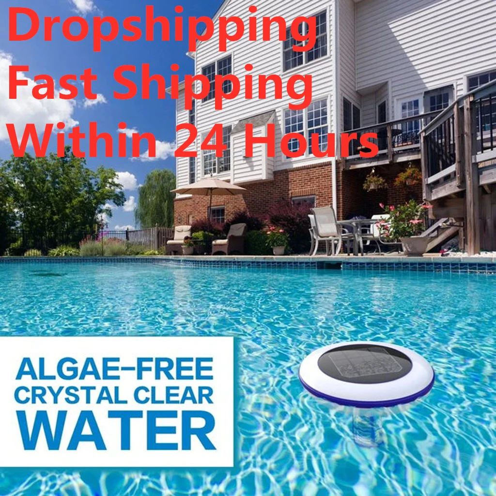 Ионизатор для бассейна на солнечной батарее очиститель воды с медными и