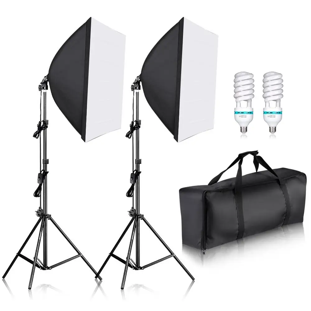Neewer 700 Вт софтбокс для фотографии с цоколем E27 светильник комплект фотостудии