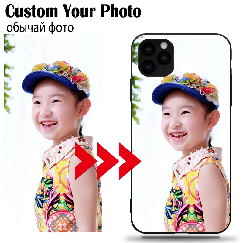 DIY фото на заказ чехол для телефона из мягкой черной Крышка samsung A10 A10E A30 A40 A50 A50S A70 A80