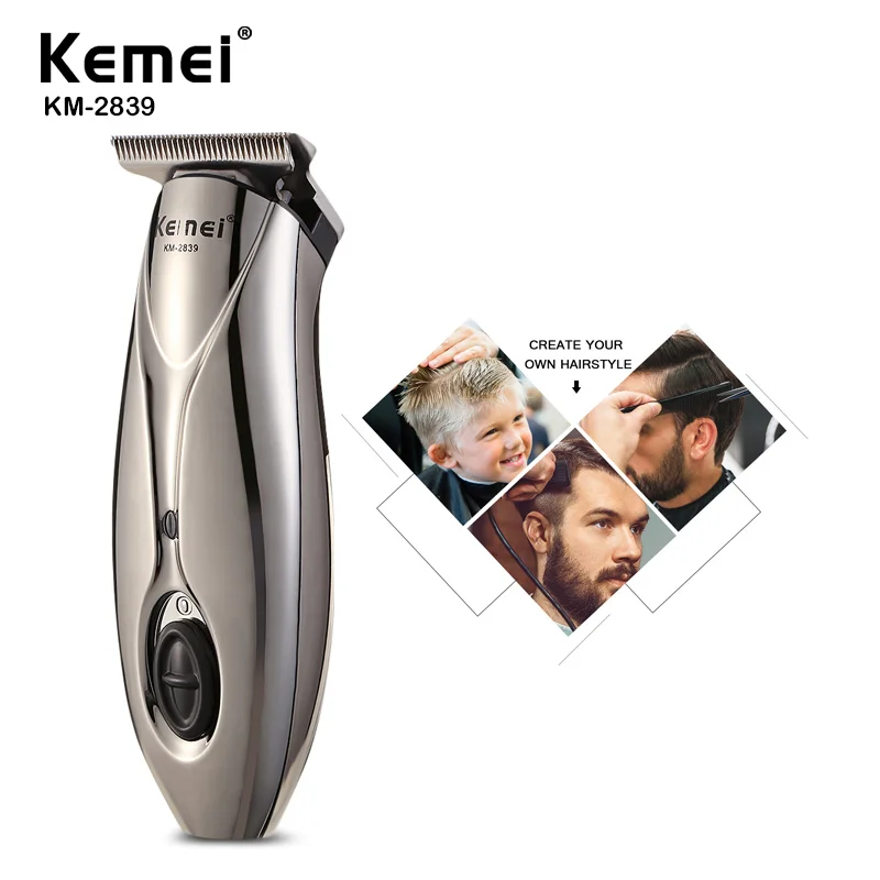 Перезаряжаемая профессиональная электрическая мини машинка для стрижки волос